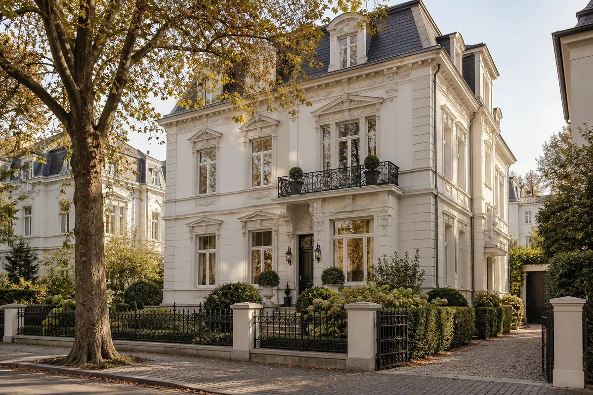 Gründerzeit-Etage mit Balkon zum Garten