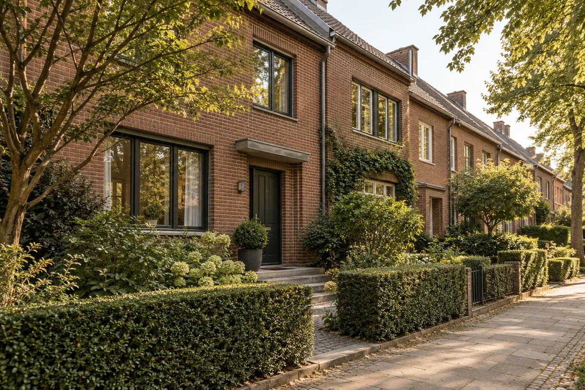 Klinkerhaus in ruhiger Seitenstraße